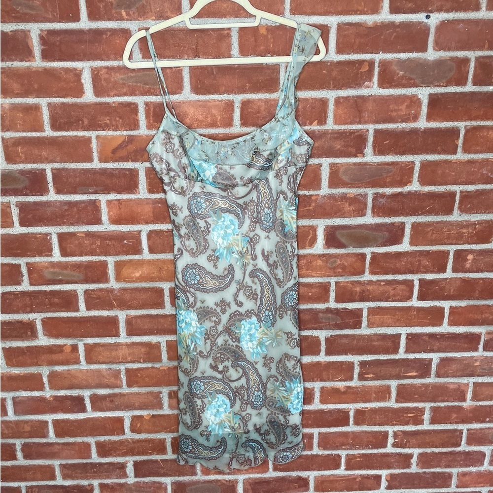 Mixit vintage paisley midi dress